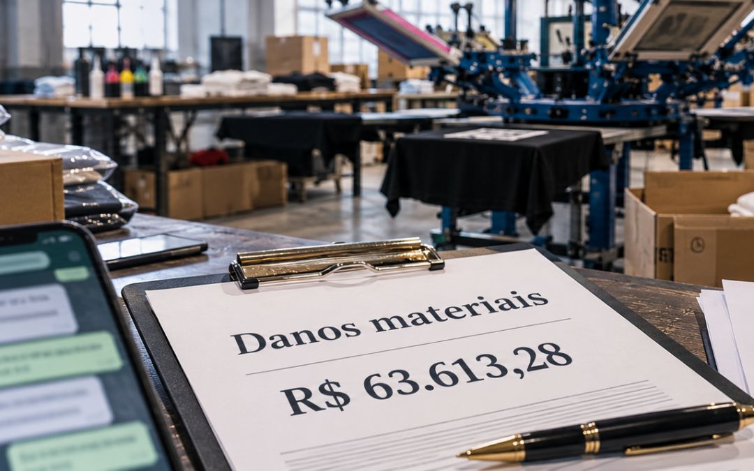 Danos materiais: trabalhador é condenado por desvios na empresa
