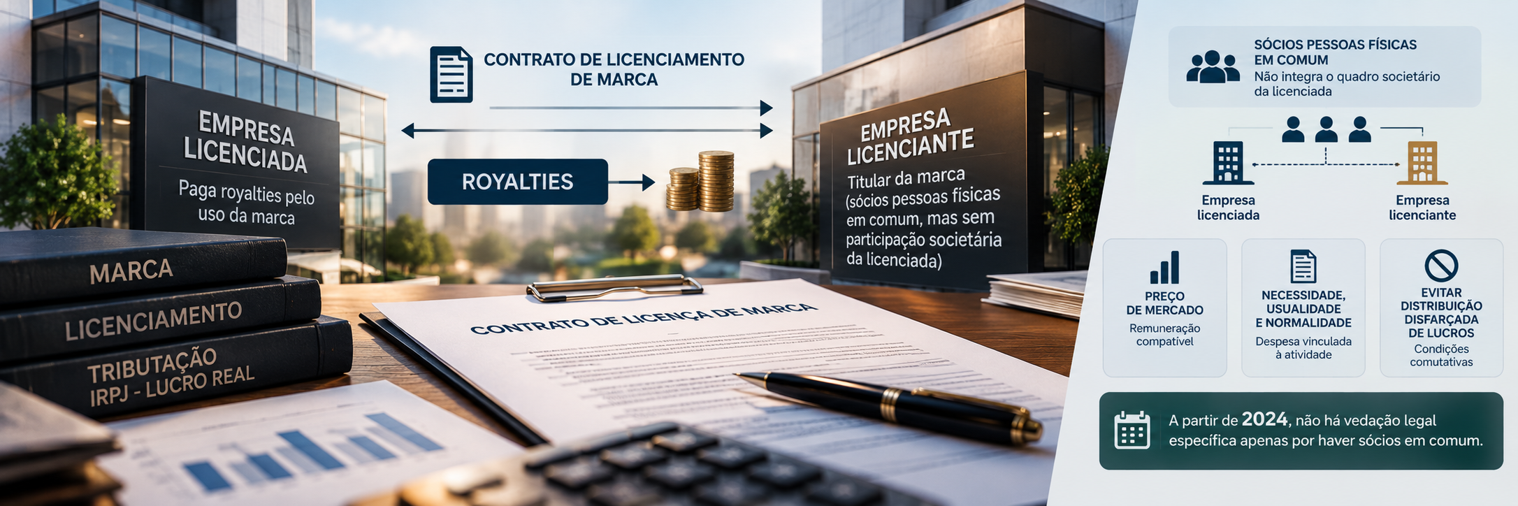 Royalties de marca - Lucro Real